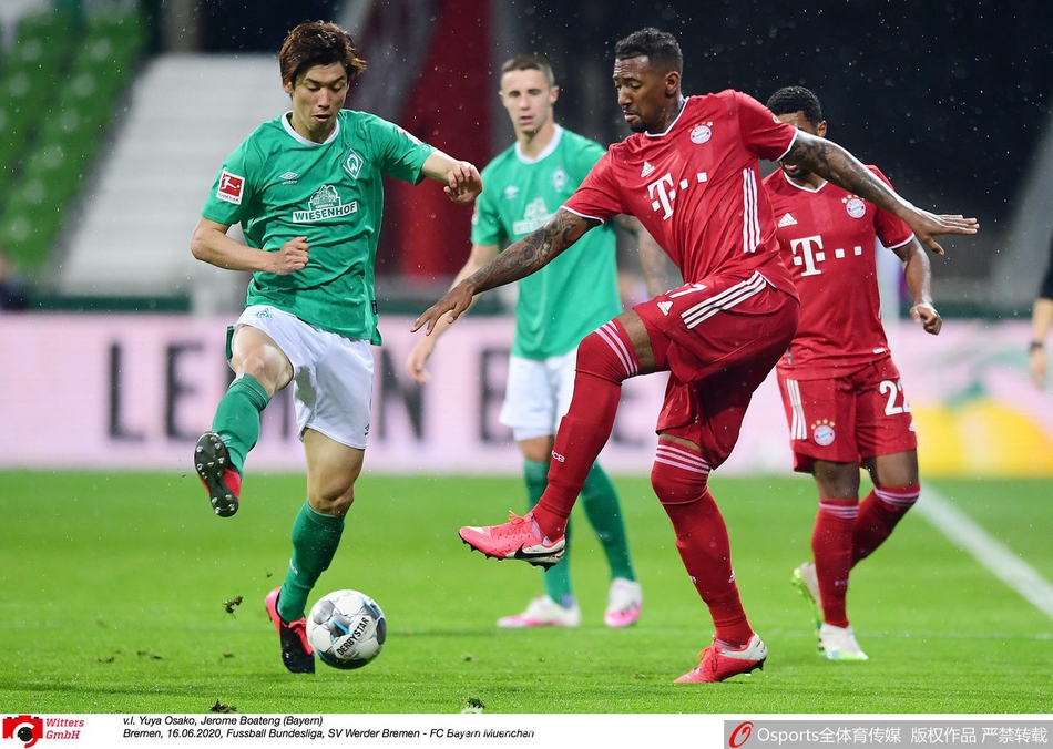 不莱梅连续三轮不胜，排名继续坠落